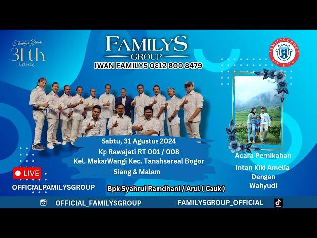 LiveStream FamilysGroup Edisi Kp Rawajati Mekarwangi Tanahsareal Bogor Sabtu 31 Agustus 2024(SIANG)