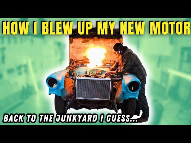 Junkyard Motor First Start! Proving The Internet Wrong!