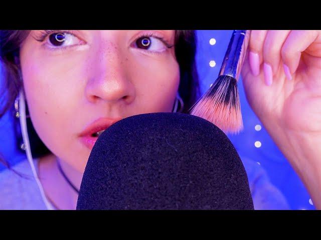 ASMR Mic Brushing | Stipple, Face Brushing, Personal Attention, Up Close 