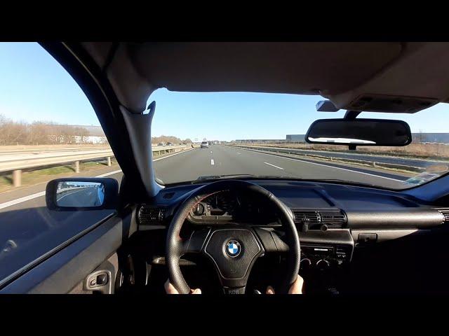 BMW 316 Ti 1997 1.6 ETHANOL E36 102 HP | POV | TEST DRIVE | 0-100KM/H ACCELERATION | MANUAL