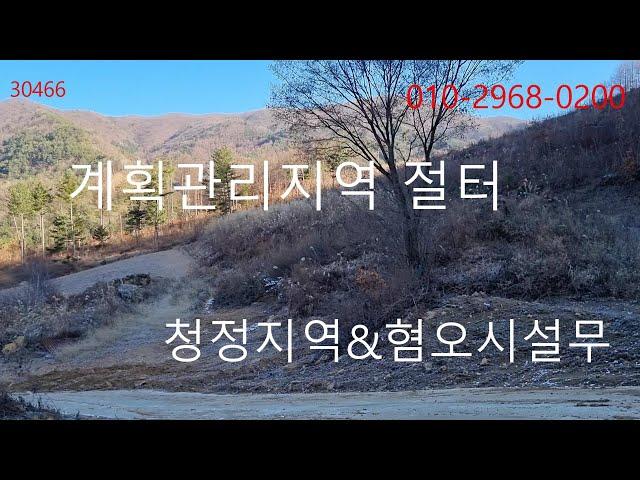 30466  평창 계획관리지역 절터가격조정 가능