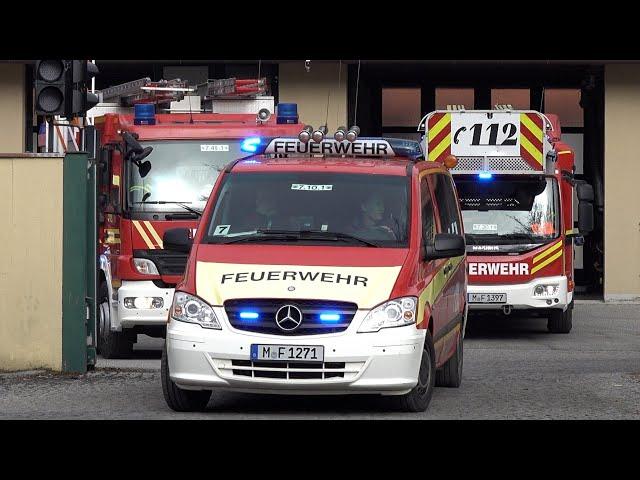 Fire trucks and emergency vehicles respond to a car crash into a shop in Germany 