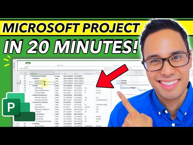 Master Microsoft Project in 20 MINUTES! (FREE COURSE)