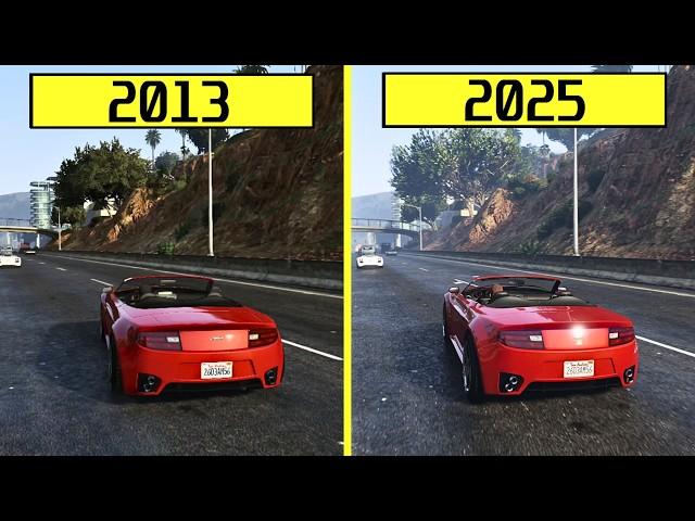 GTA 5 - 12 Years of Graphics Evolution –  PS3 vs. PC Enhanced (and Ray Traced)!