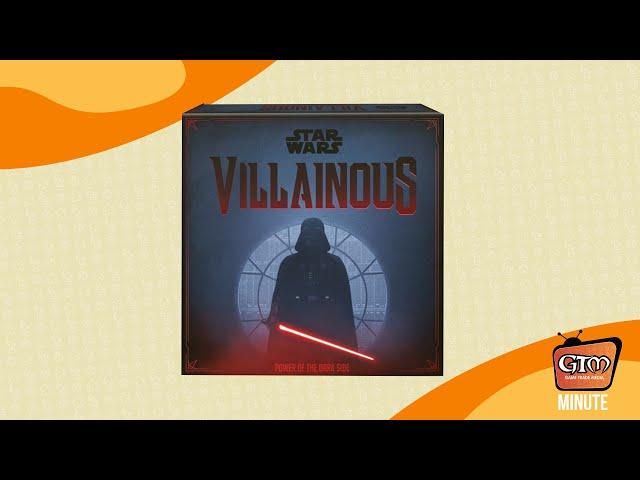 Star Wars Villainous by Ravensburger Games  | Game Trade Minute | (A 60 Second Snapshot)