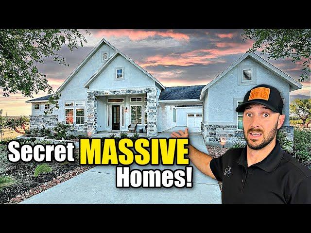 Secret San Antonio Texas Suburb with MASSIVE Luxury Homes for Cheap!