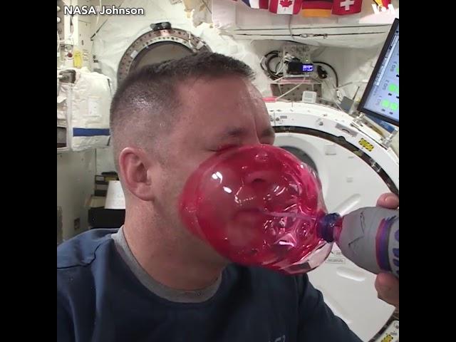 NASA water bubble