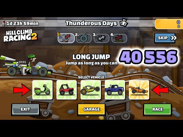 Hill Climb Racing 2 – 40556 points in THUNDEROUS DAYS Team Event