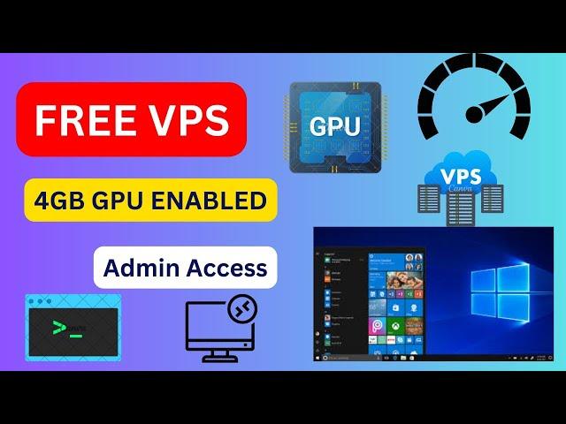 How to Create a FREE VPS 16GB RAM + GPU - Lifetime,SSH Access,100GB Storage | No Credit Card