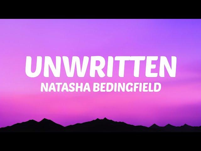 Natasha Bedingfield - Unwritten (Lyrics) Feel the rain on your skin