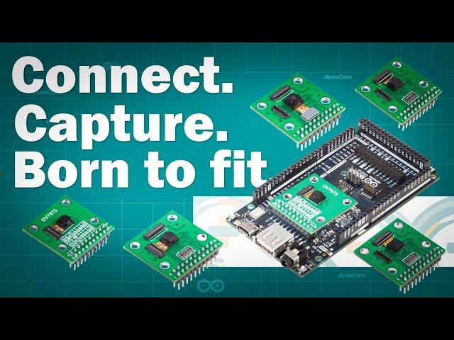 Connect. Capture. Born to fit. Arducam + Arduino Giga R1 WiFi.