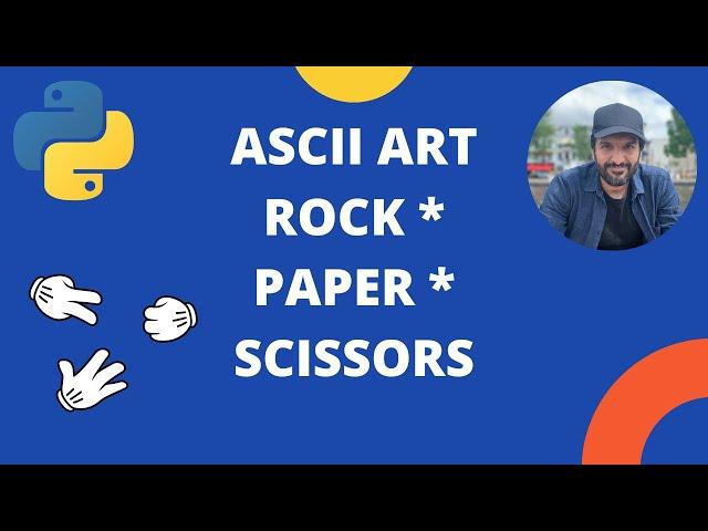 Python Rock Paper Scissors | ASCII art | Beginner Python Project