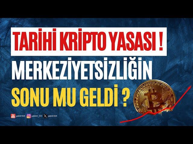 ABD’den Tarihi Kripto Yasası! Merkezsizliğin Sonu mu?