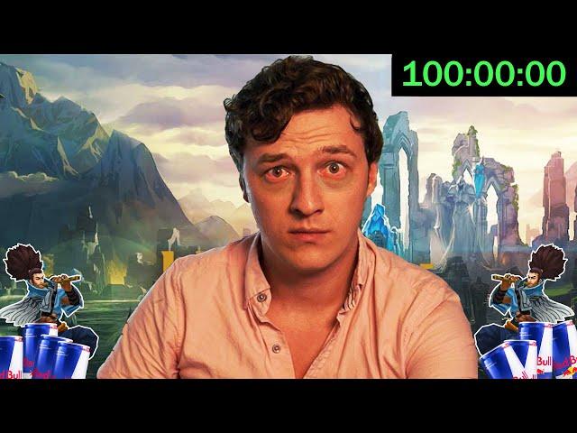 I STREAMED LEAGUE OF LEGENDS FOR 100 HOURS!