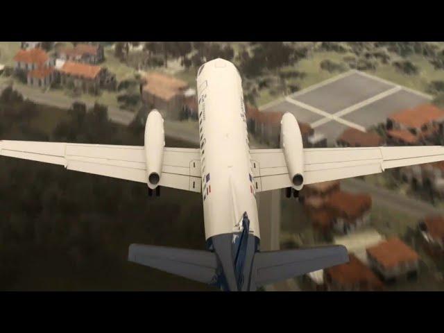 KLM Cityhopper Flight 433 - Crash Animation