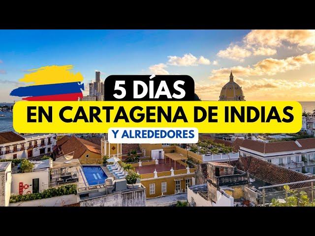 ️ CARTAGENA en 5 DÍAS: Los Mejores Sitios Turísticos y Alrededores para 2024 