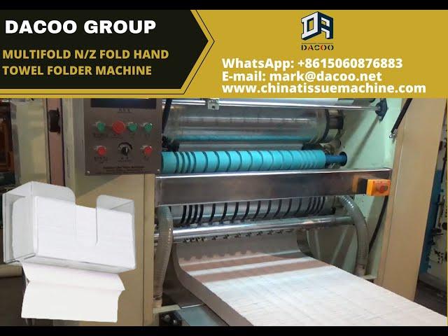 Kimberly Clark use Multifold Z Fold N Fold Hand Towel Machine with Glue Lamination ( TZ-CS-NG ) - 1
