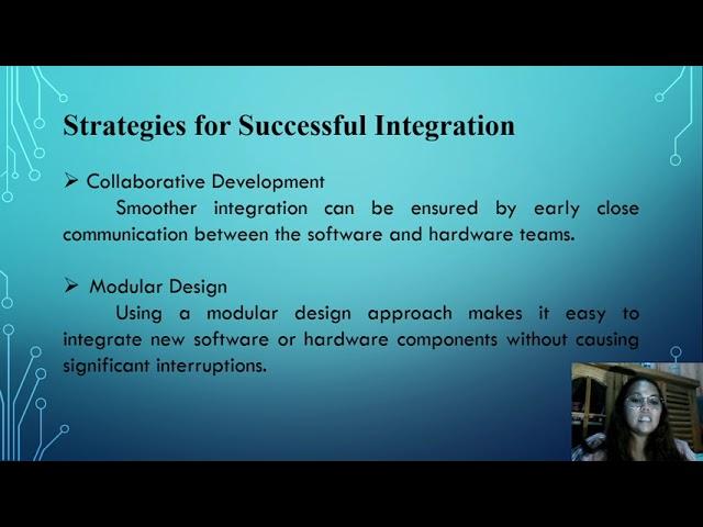 HARDWARE AND SOFTWARE INTEGRATION