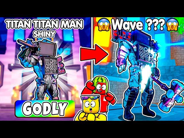 Unlocking TITAN TITAN MAN In Toilet Tower Defense