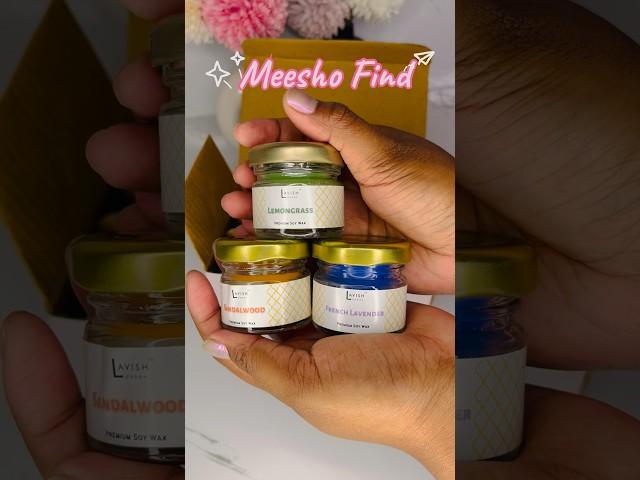 6 Mini Jar Candles from Meesho at just ₹170