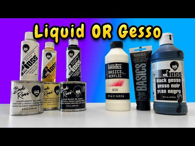 Gesso or Liquid White? How To Use Them Correctly!