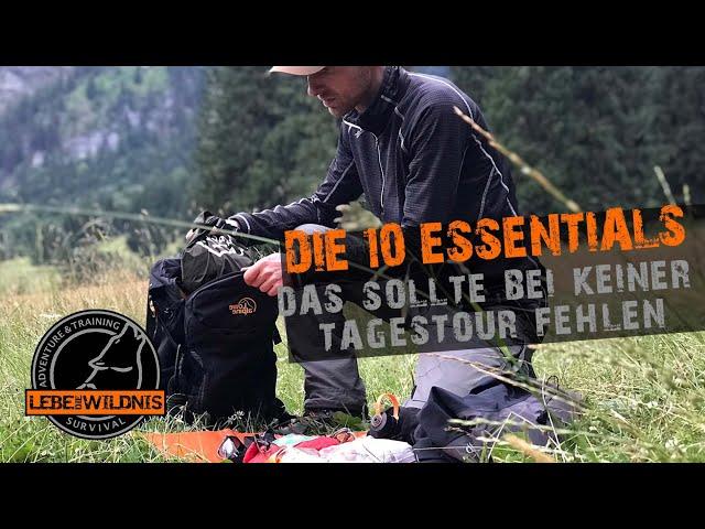 Die 10 WICHTIGSTEN Ausrüstungsgegenstände | 10 Essentials, Tagestouren, Bergtouren, Rucksack packen