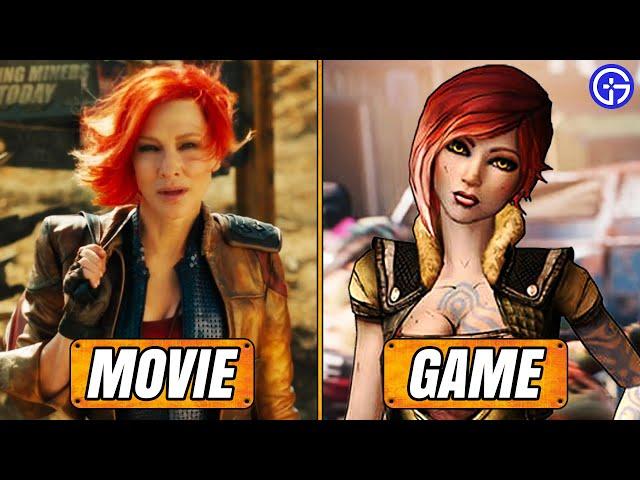 Borderlands Movie Vs Game (Voice Actors Comparison)