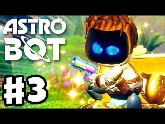 Astro Bot - Full Game Walkthrough Part 3 - Serpent Starway 100%!