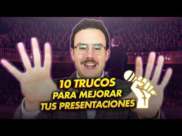 10 TRUCOS de LENGUAJE NO VERBAL para HABLAR EN PÚBLICO como un PROFESIONAL 