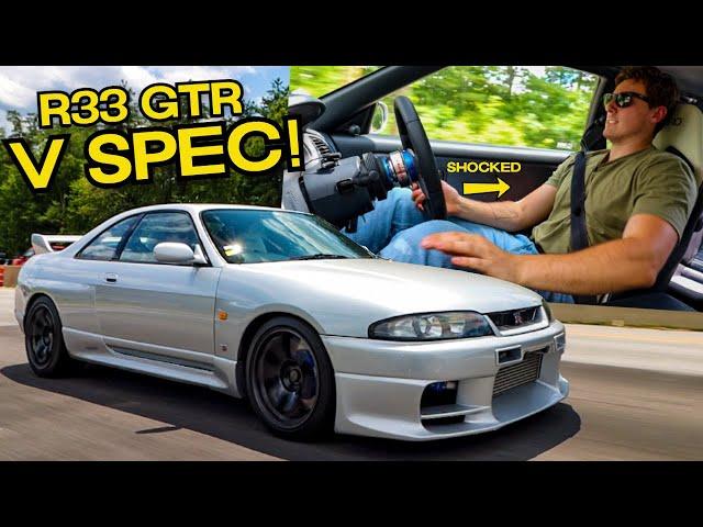 Nissan R33 GTR Review - THIS R33 GTR V Spec is FAST | DriveHub