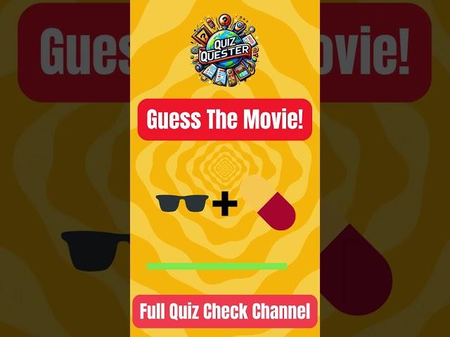 Guess the MOVIE by Emoji Quiz! Quiz Quester 1-8