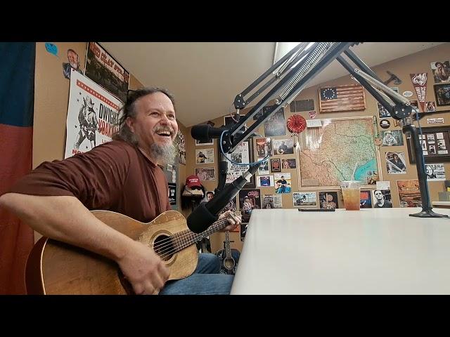 Mike Hosty acoustic Oklahoma Breakdown in Kerrville 99.1FM The Buck