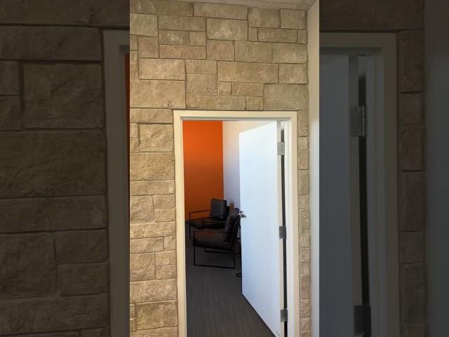 New Stone wall at our office from @edwardsstone6891 ! #shortvideo #fun #shorts #youtubeshorts