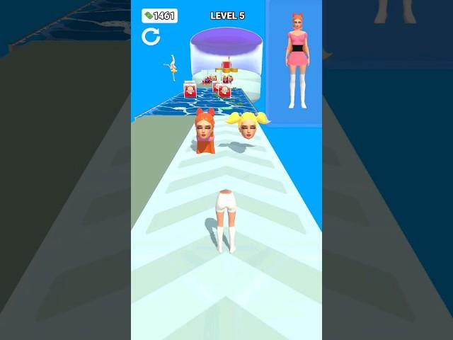 Make Angel Pink Girl Run #shorts #games