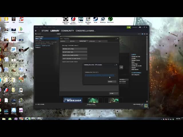 How to remove steam game bugs,errors and launch options