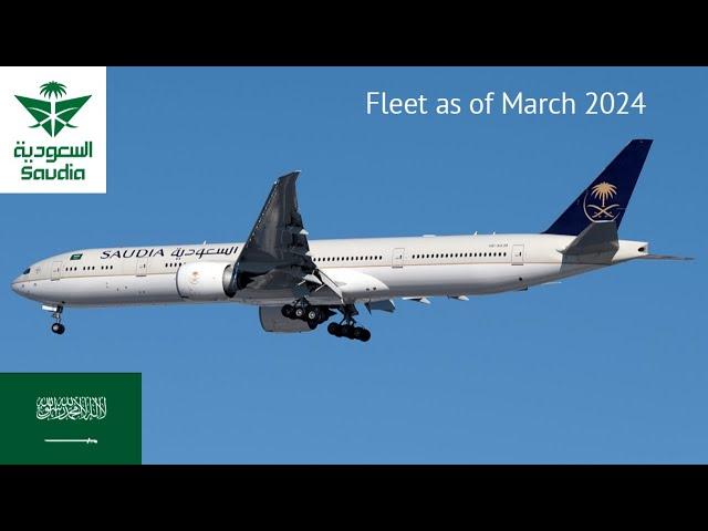 Saudia Fleet as of March 2024