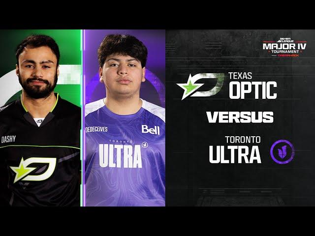 @OpTicTexas vs @TorontoUltra | Major IV Tournament | Winners Round 1