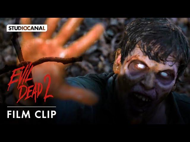 EVIL DEAD II - Ash is Possessed Clip - Starring Bruce Campbell