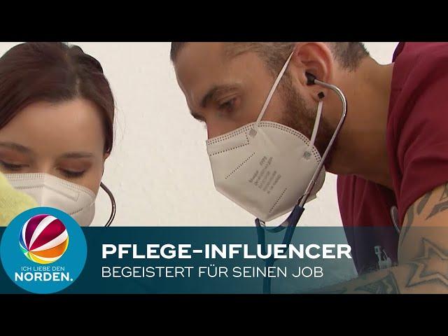 Pflege-Influencer will für seinen Job begeistern