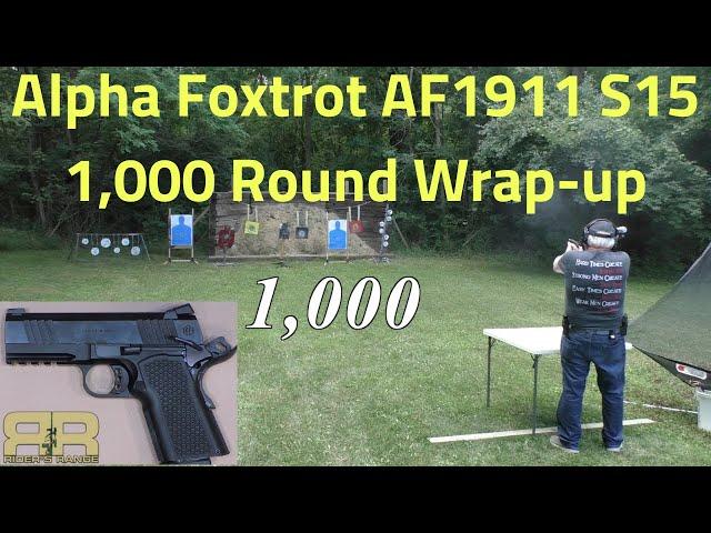 Alpha Foxtrot S15 1,000 Round Wrap-Up: Perfection in a 15-round ultra-compact 1911?