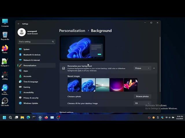 Enable Windows 11 personalization settings without activation - sunlock11