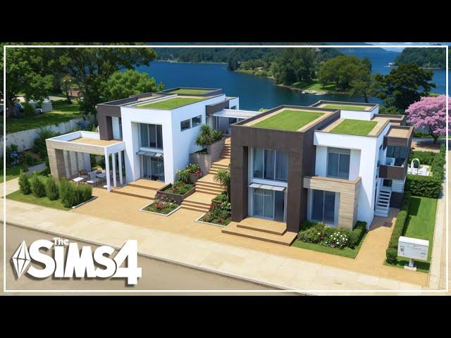 4 in1 Apartments For Rent | NO CC | Sims 4 Speed Build