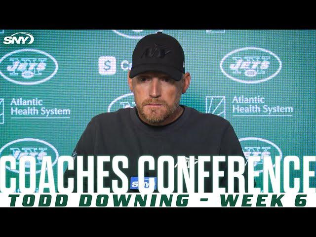 Todd Downing praises Nathaniel Hackett, reacts to taking over play-calling duties | SNY