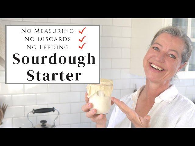 The Easiest Way to Make a Sourdough Starter