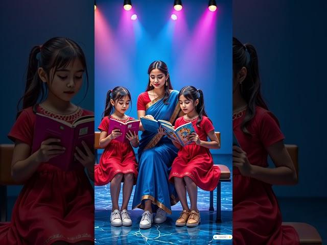Magical AI Stylish Mother with Twin Babies | beautiful journey of life ️