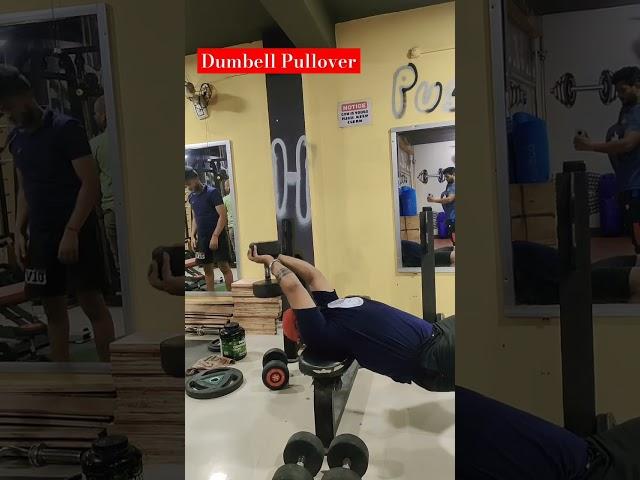 Dumbell Pullover| FULL CHEST WORKOUT SERIES| FITNESS ADDA GYM #fitnessaddict #gym #exercise