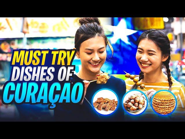 Travel Vlog - Must Try Local Cuisine of Curaçao! Best Places to Eat in Curacao, Caribbean Food