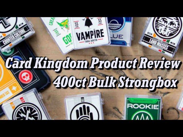 400ct Strongbox - Card Kingdom Product Review