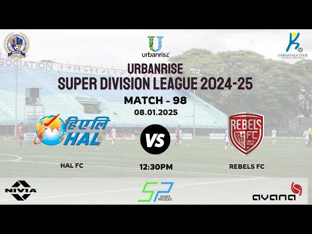 URBANRISE | SUPER DIVISION LEAGUE 2024-25| HAL FC  VS REBELS FC | 08.01.2025