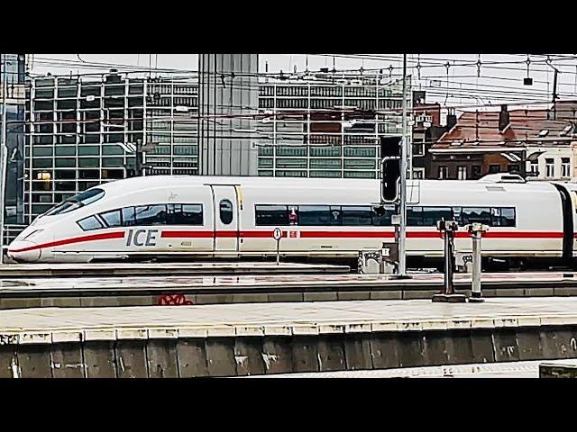 Train at Bruxelles-Midi Station